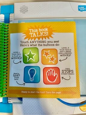 NWT LeapStart Interactive Learning Book with writing tool and 4 BOOKS